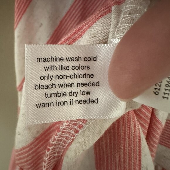 Lane Bryant 14 16 Short Sleeve Chevron Stripe Maxi Dress Coral Flutter Sleeve - Picture 10 of 10